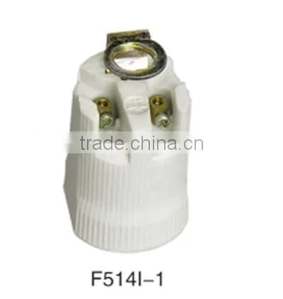 ceiling rose electric porcelain E14 lampholder with wire