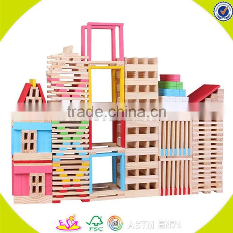 wholesale colorful kids wooden butterfly blocks toy creative wooden butterfly blocks toy hot toddler game W13D024