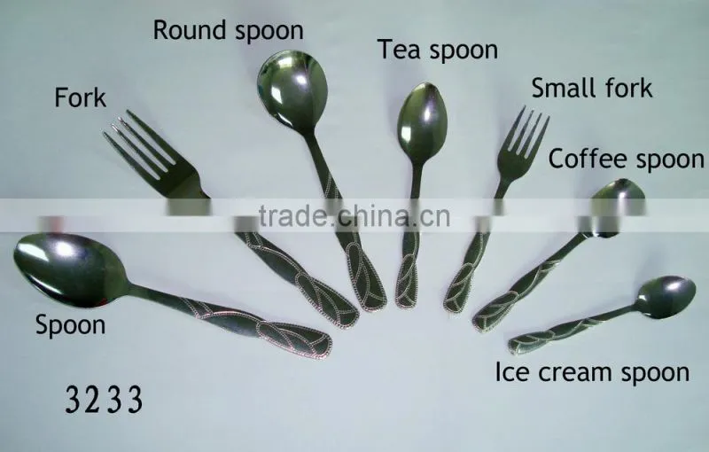 Favourable Delicate stainless steel cutlery set
