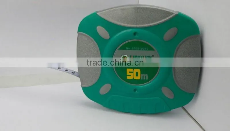 50m plastic shell long steel measuring tape, high quality measuring tape
