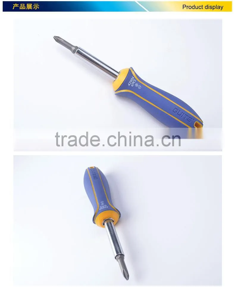 6 in 1 screwdrvier set ,Multifunctional combination screwdriver set,DIN CR-V screwdriver set