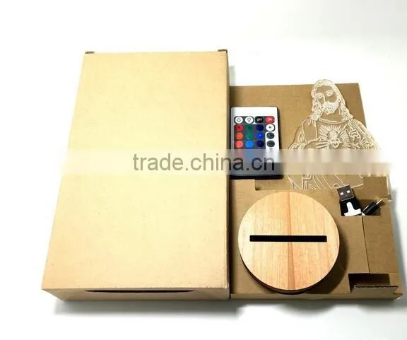 3d light lamp of jesus christ for christmas