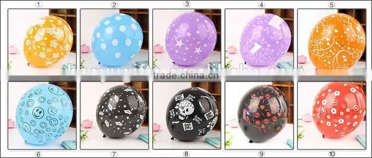 Customized 100% Natural Latex Free Balloons Birthday Wedding Decoration Party Printed Balloon
