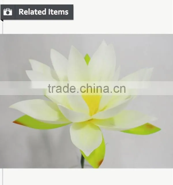 High quality China factory direct sell artificial water lily flowers