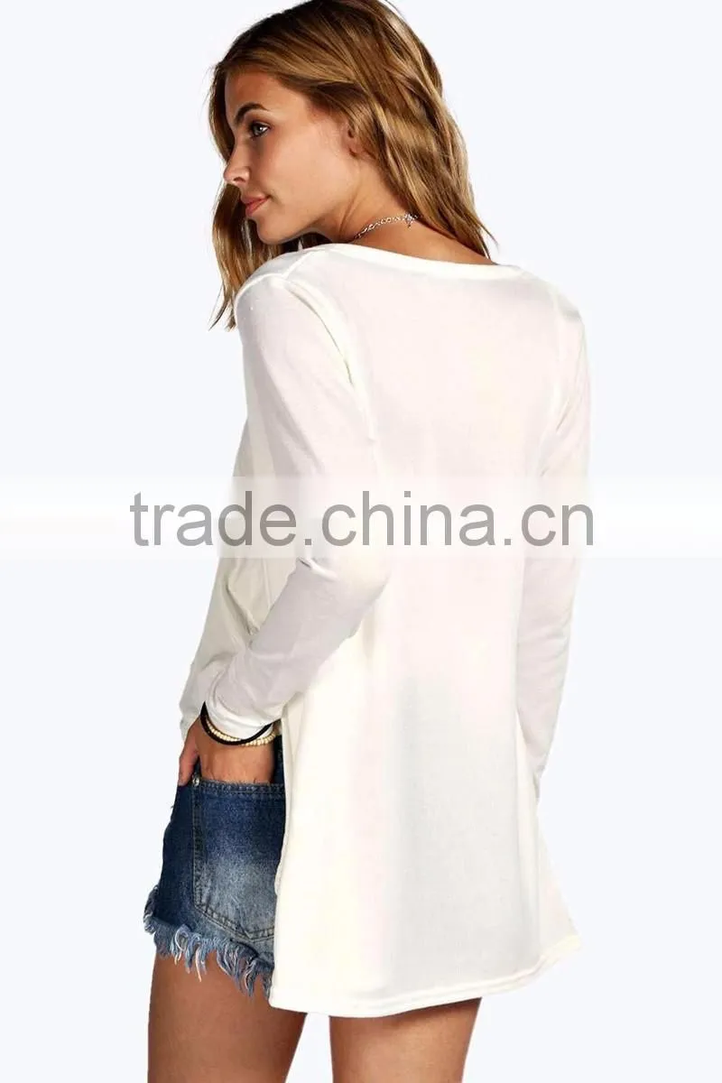 ladies soft and thin long sleeve cardigan with pockets