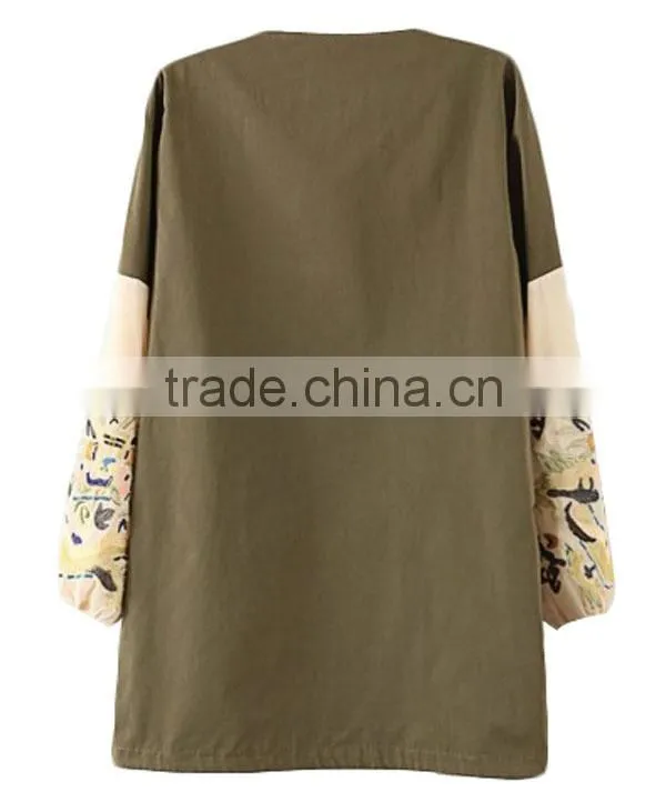 women top fashion zipper front big size korean jacket