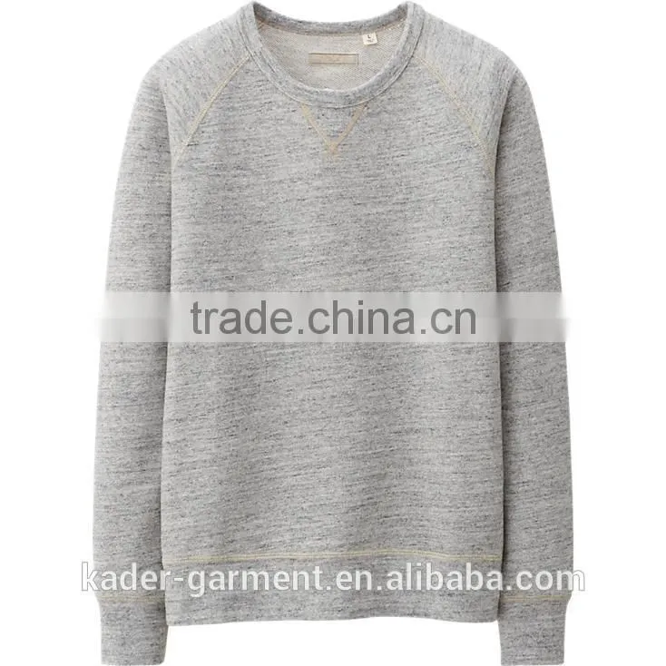 100% cotton men's sweatshirt pure color no printing japan style