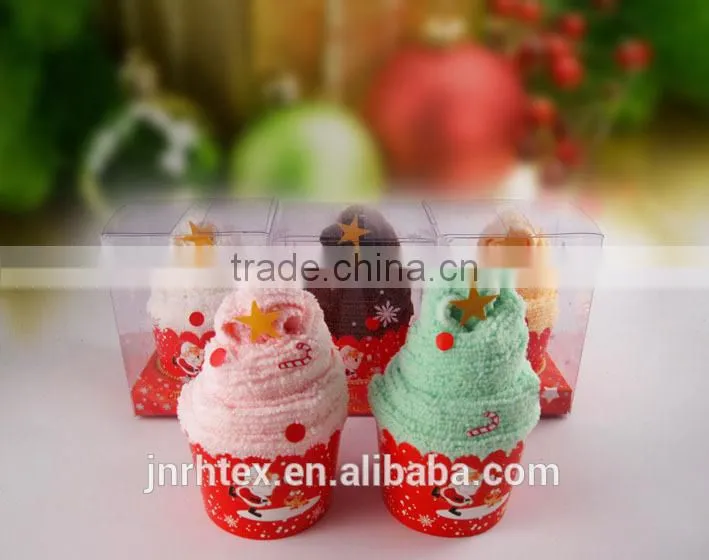 Best-selling cotton terry applique gift basket towel cake