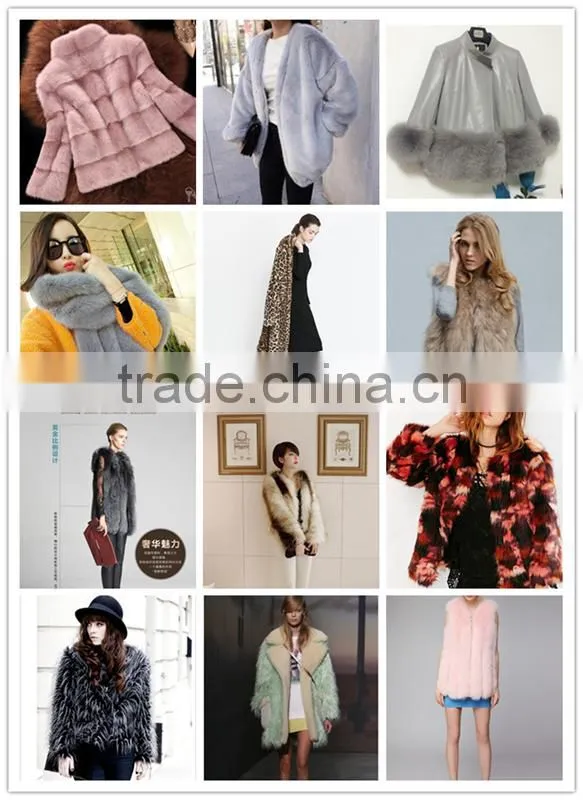 Factory supply cheap rabbit fur plates for clothing for wholesales fpc-223