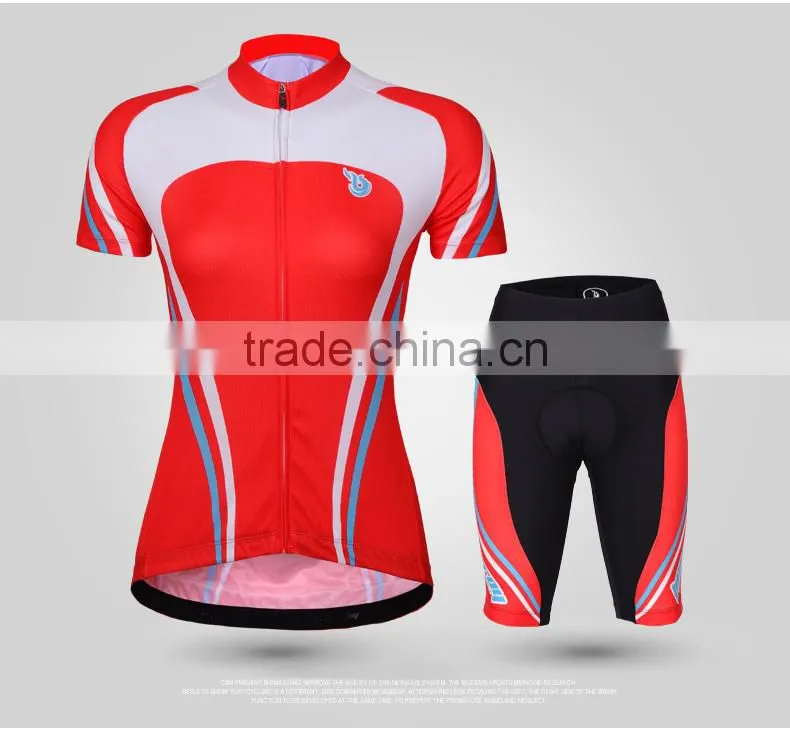 BEROY Slim Fit Cycling Womens Summer Jersey, Bike Wear Cycling Apparel