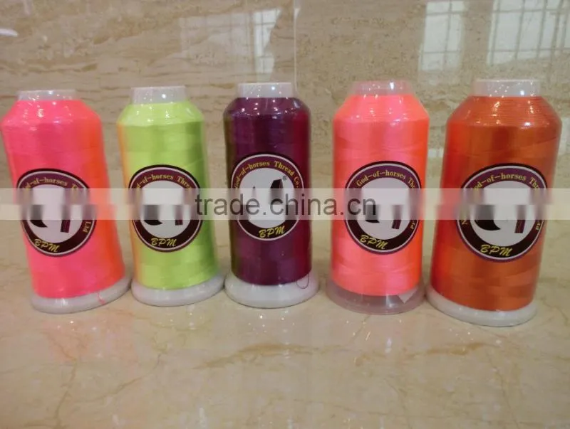 China Wholesale Customized 120d/2 polyester embroidery thread 5000Yds