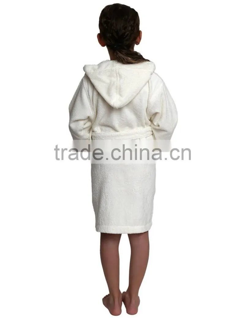 Hot selling wholesale welsoft 100% cotton baby bathrobe sleeveless bathrobe