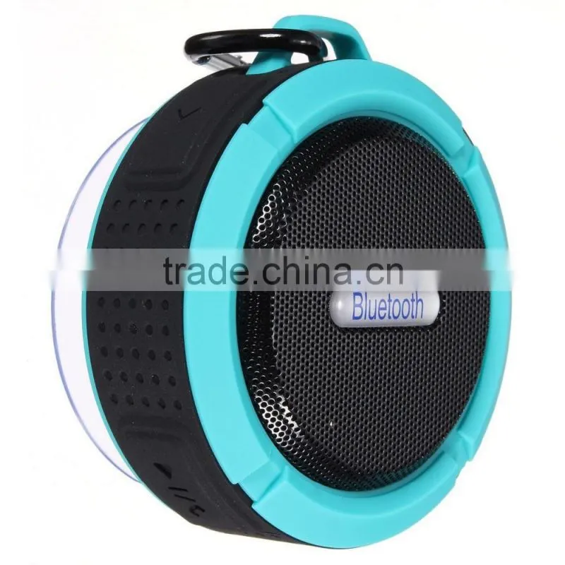 Waterproof and Shockproof Bluetooth Wireless FM Stereo Speaker For iPhone SmartPhone Tablet PC