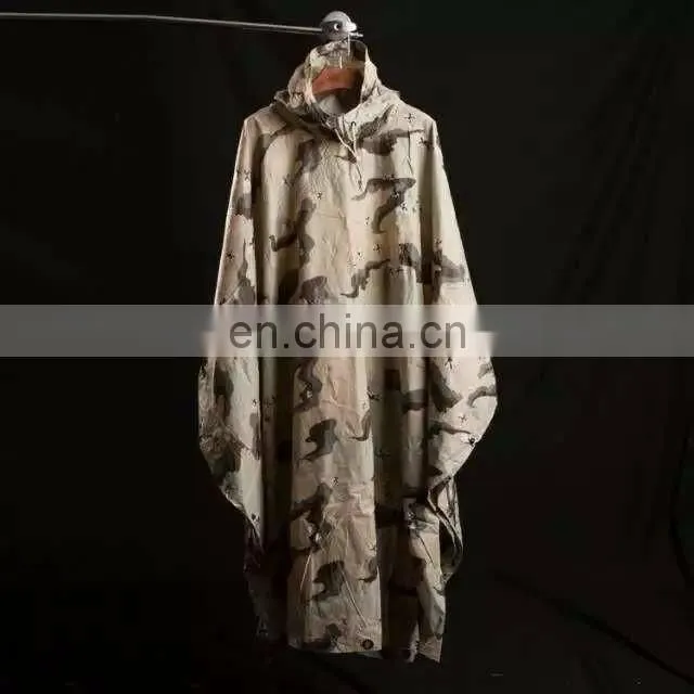 Breathable Camo Poncho Hunting Rain Wear