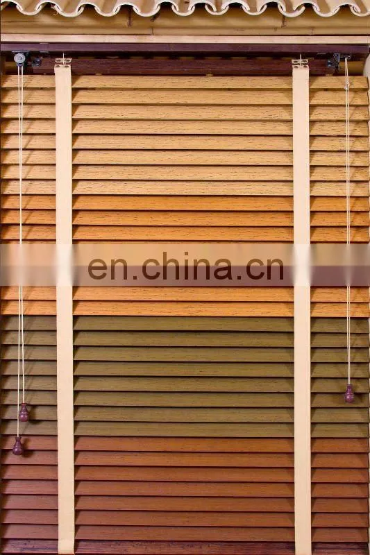 Bamboo slats shade