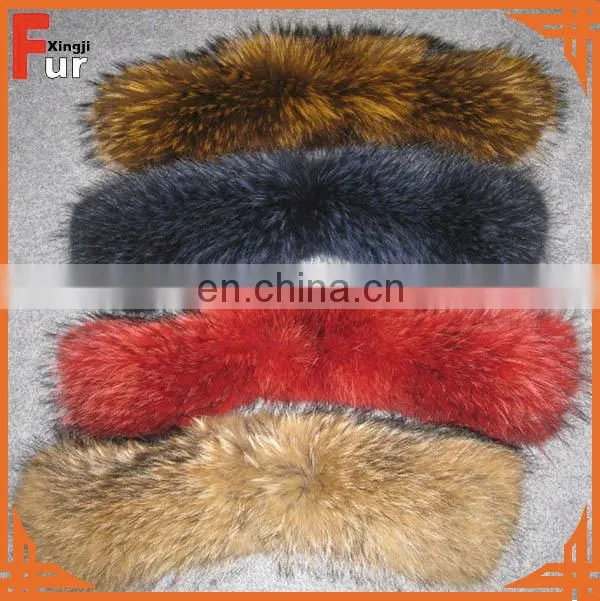 Chinese Detachable Raccoon fur collar