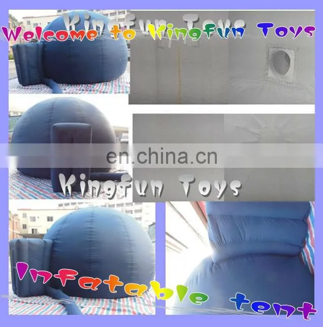 Lighting movable inflatable office pod