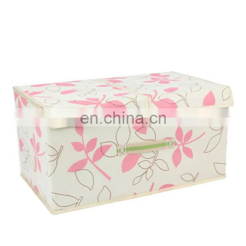 New Arrival Cheap Price Color Printing Foldable Double Covers Sweater Organizer Storage Box