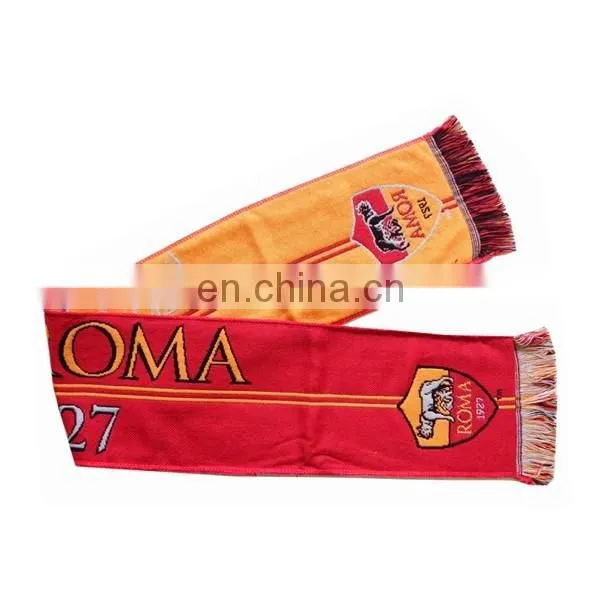 Fashion custom give away knit woven scarf