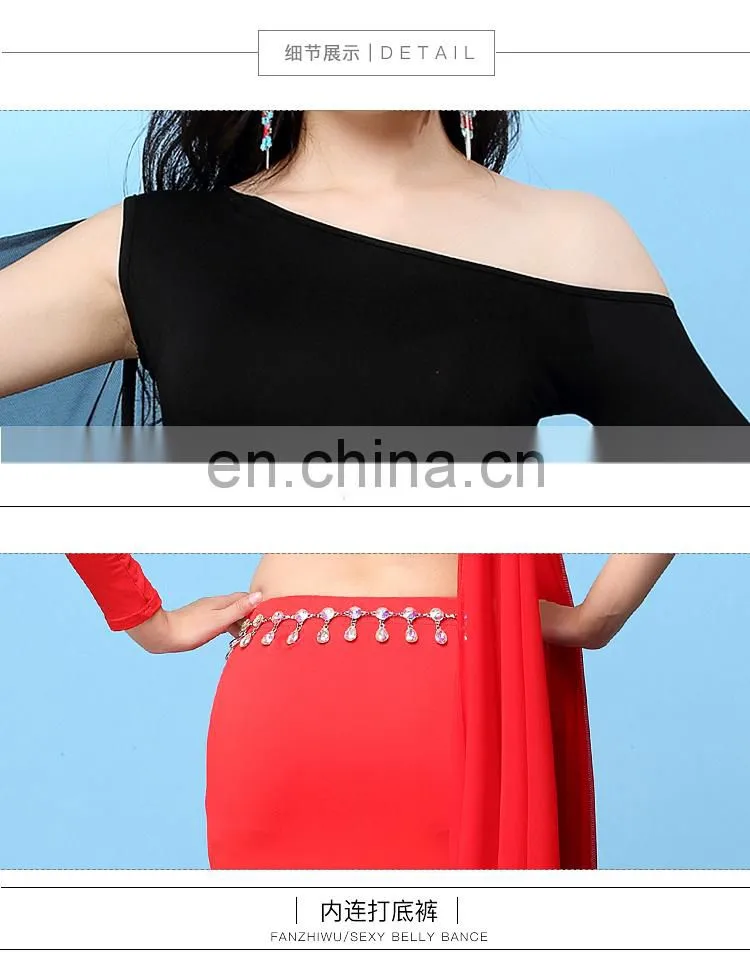 T-5203 Sexy lady women belly dance top and skirt set