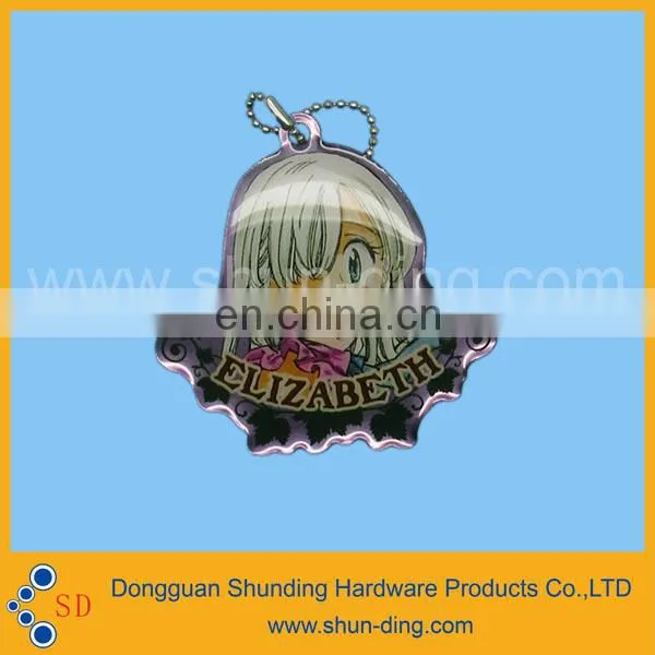 Cheap Plastic Epoxy Keychain, Key Tag