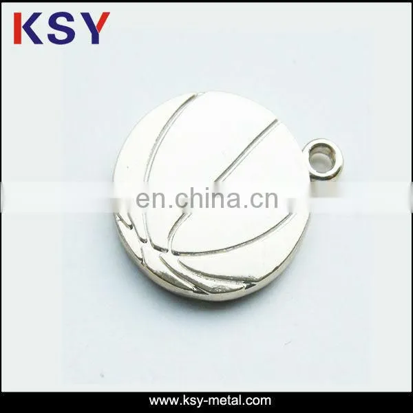 nickel metal jewelry tag engraved