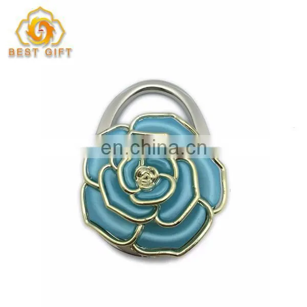 Hot Fashion Beautiful Metal Rose Purse Hanger