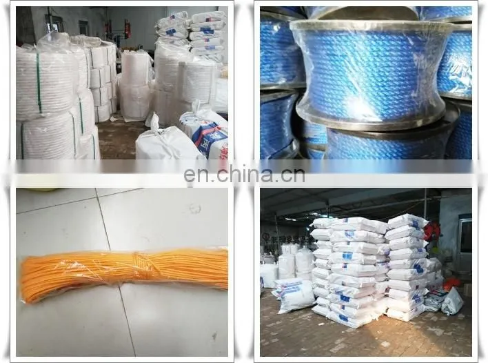 PP multifilament braided rope , braided pp rope