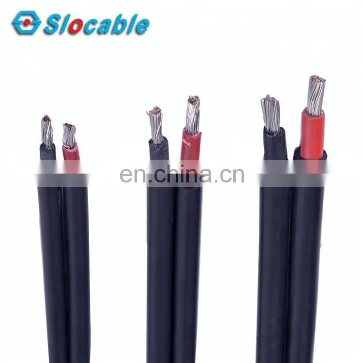 Slocable UV Resistance XLPE Twin Cores 4mm2 Electrical Cable Wire