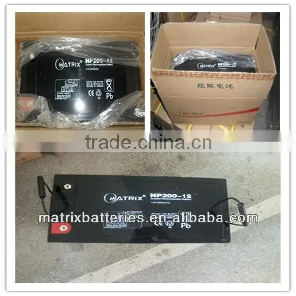 12v 200ah Telecom base station battery