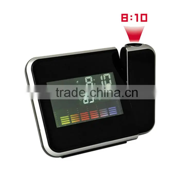 color screen calendar clock with weather station and projector