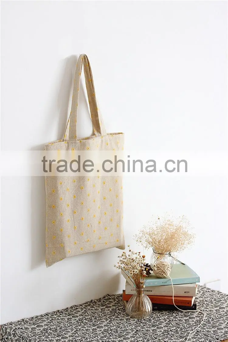 Wholesale Printing design linen shopping bag