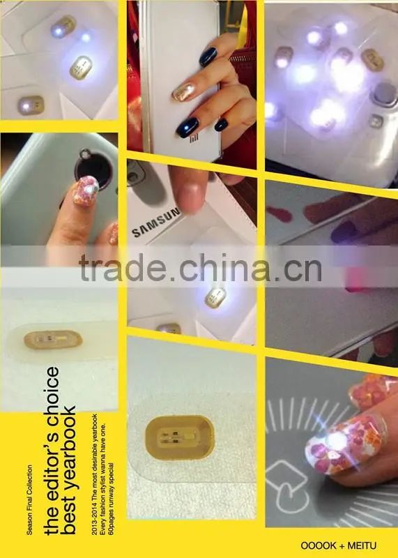 Popular NFC Art Led Nail Stickers Detect Android Mobile Phone