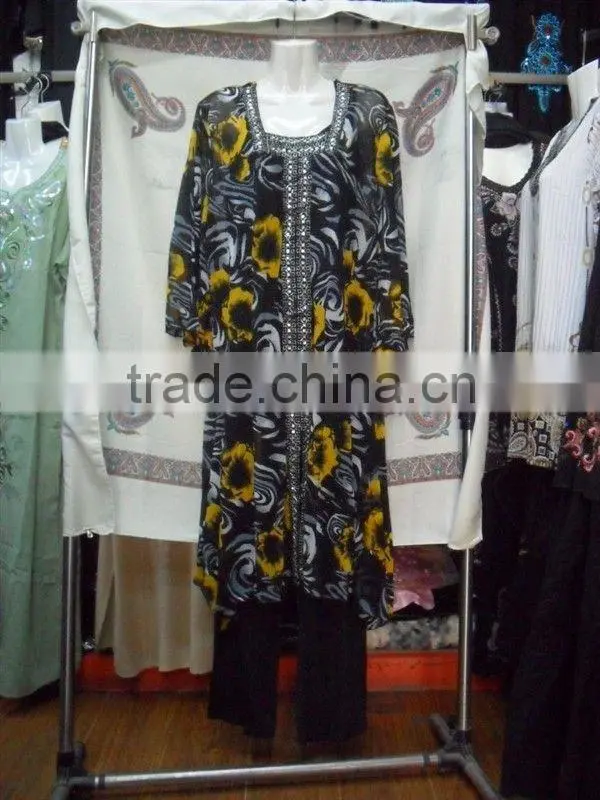 C176 Latest design muslim tunic and pants