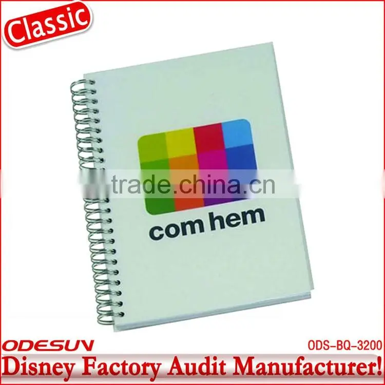 Disney factory audit manufacturer's custom spiral notebook with pen 1411011