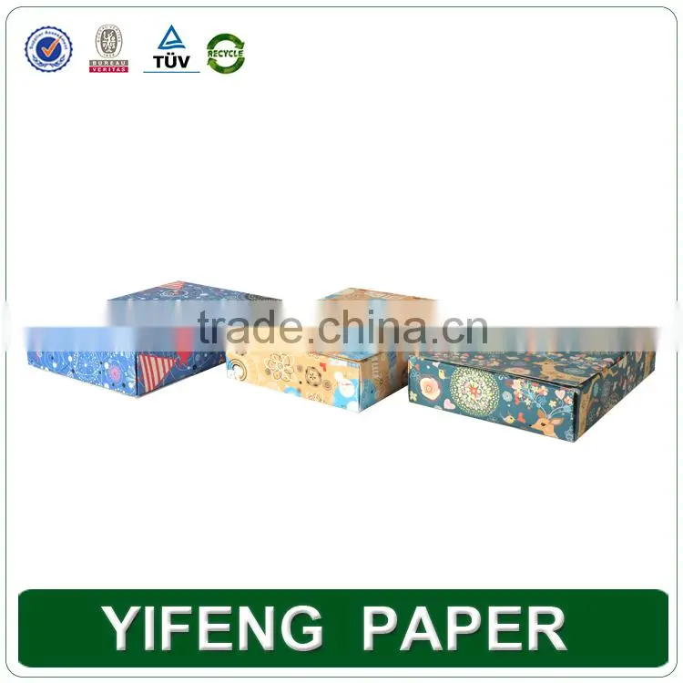 simple packaging gift box factory rectangle folding paper box