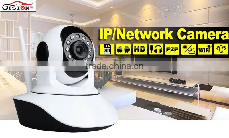 CCTV Home Security Camera System PTZ IP Camera 720P HD Wifi Cell Phone Controlled Remote Camera