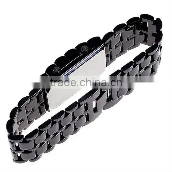 whosale 3 years battery life led silicone watch
