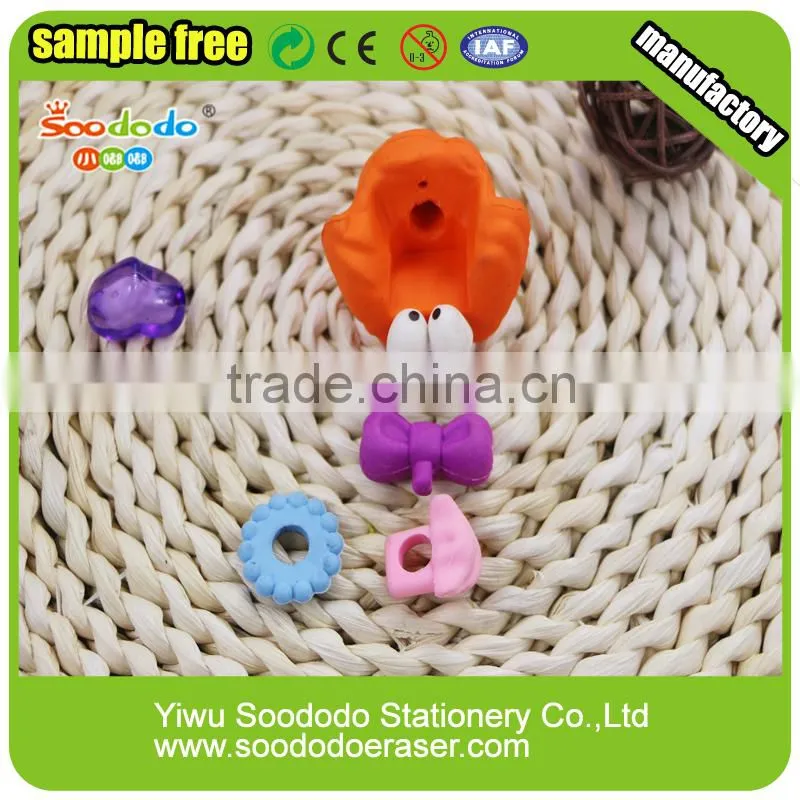 Cool stationery belle Shape pencil tooper with eraser