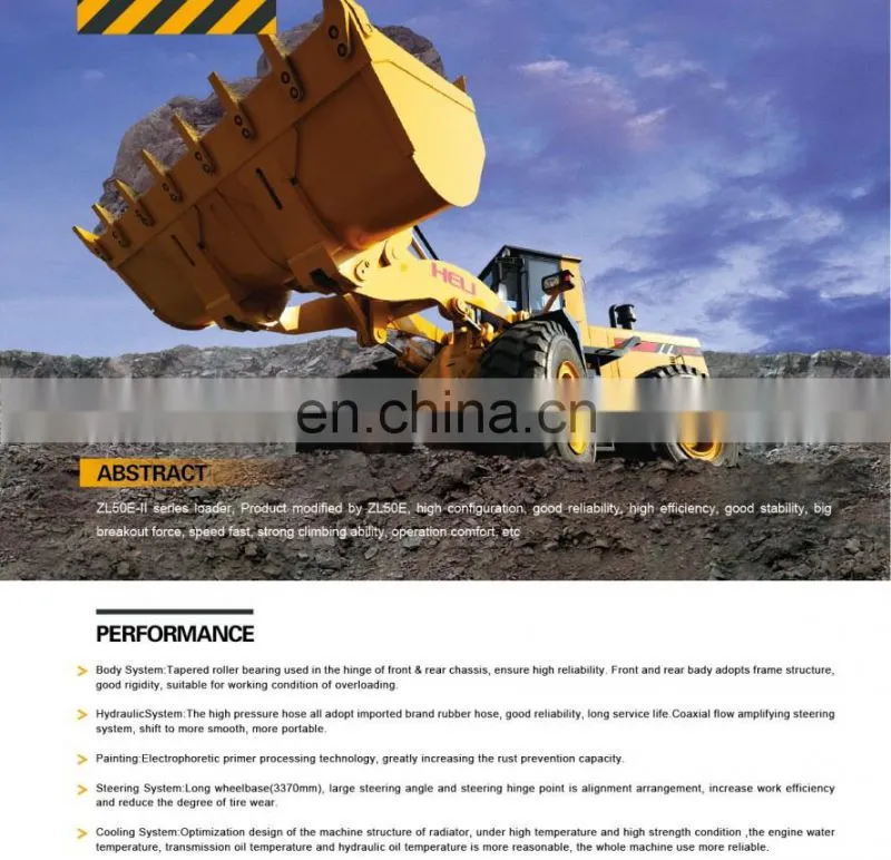 HELI 6 ton 3.5m3 bucket articulated wheel loader HE966/HL966 for sale