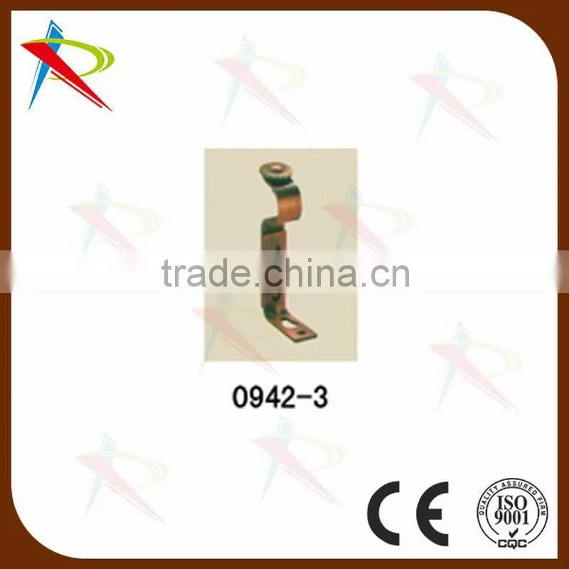 Iron curtain rod brackets