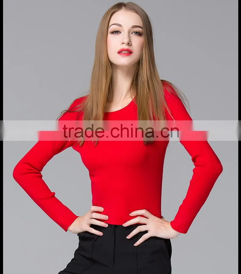 Fashion design 100% wool sweaters big collar sweater for girls