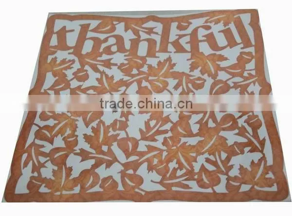 Scrapbooking Paper with die-cut shapes