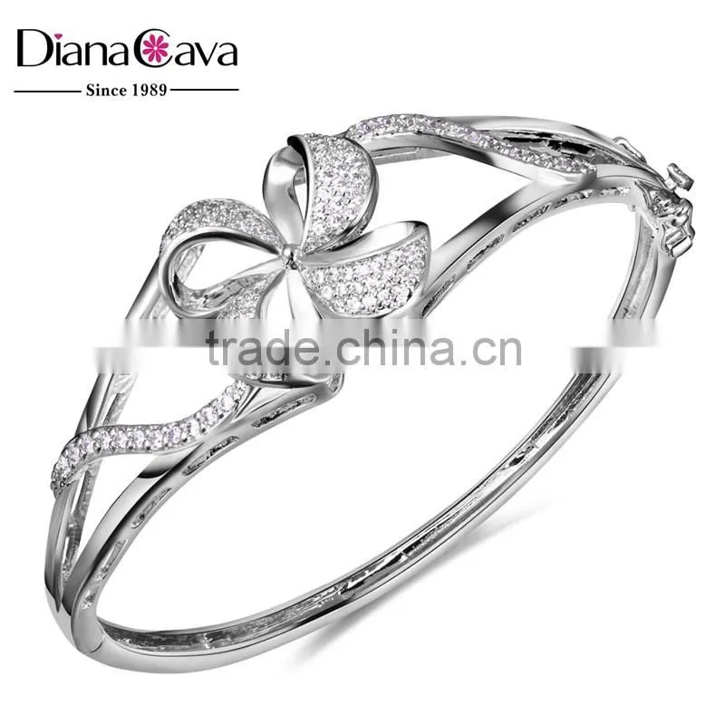 New Chinese Style Jewelry Windmill Shape Best Gift for Women 18K Gold Plated Bangle