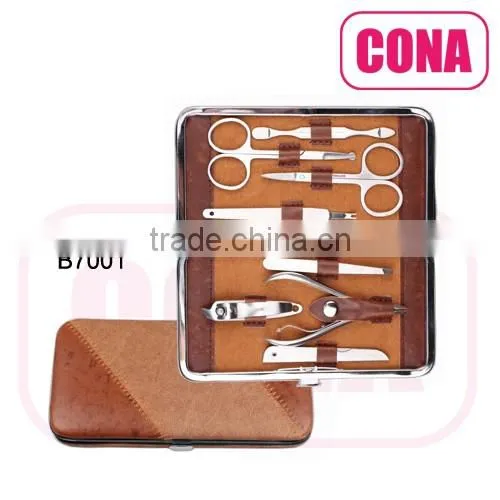 wholesale 7pcs zipper bag manicure set