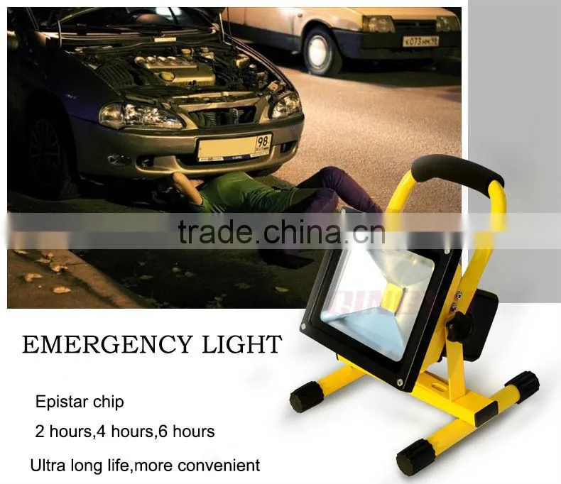 fashion design 50w led rechargeable flood lighting and led working light with high lumen