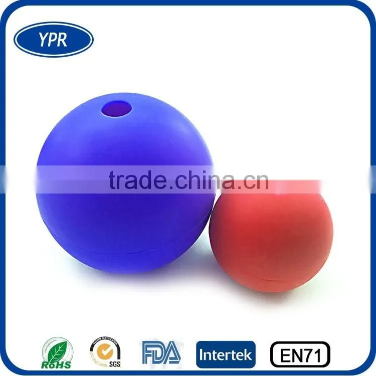 2016 New design 100% Food Grade Sphere Silicon Ice Ball Mould