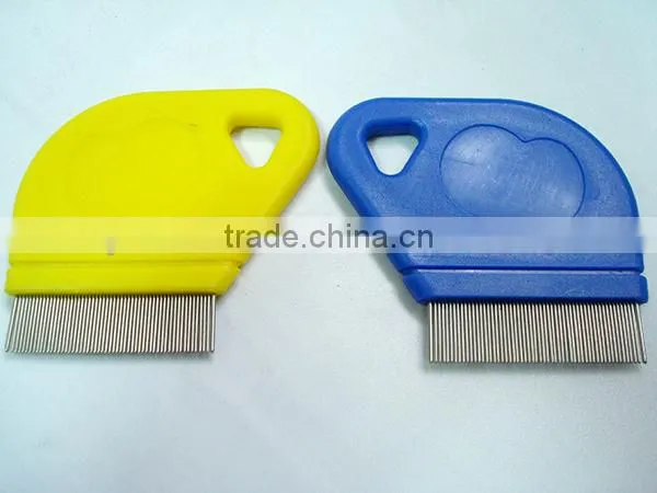 Mini bulk nit free lice comb stainless steel flea comb