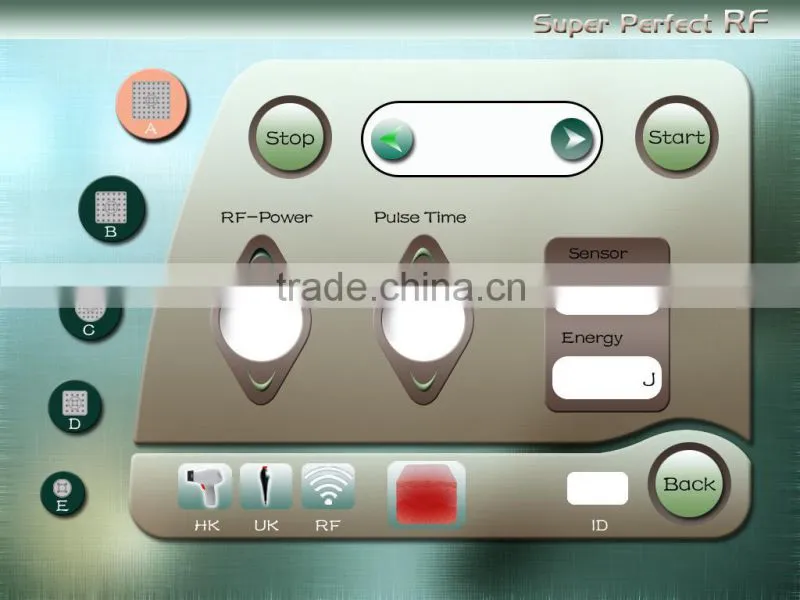 rf fractional hot and cold hammer for eyes face body