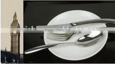Western style stainless steel 4 pcs elegant cutlery set